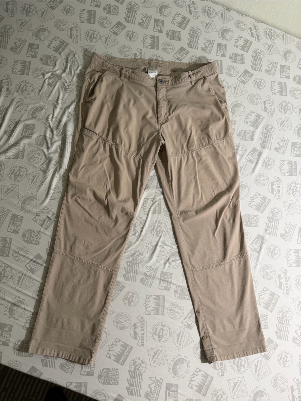 Mountain Hardwear AP Pants Men’s 38X48 Brown Slim Fit Roll Up Hiking Outdoor